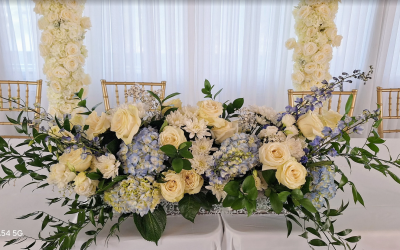 Elegant White & Green Wedding in Ottawa: Timeless Blooms by Pria Flowers